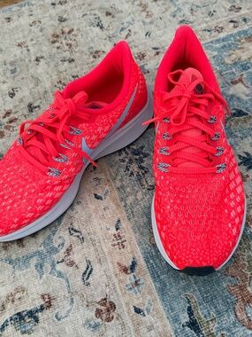 Nike Zoom Air Pegasus Women's Running Sneakers - Neon Coral. Size 8. Like new.